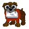 Dog with mail - Zdarma animovaný GIF animovaný GIF