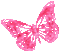 Animated.Butterfly.Pink - KittyKatLuv65 - GIF animado grátis Gif Animado
