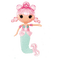 Lalaloopsy Mermaid doll Bubbles - GIF เคลื่อนไหวฟรี