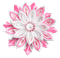 Pearl.Fabric.Flower.White.Pink - png gratuito GIF animata
