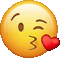 kiss emoji gif - Бесплатный анимированный гифка анимированный гифка