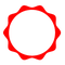 oval red frame - bezmaksas png animēts GIF