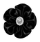 Black Flower-RM - png gratuito GIF animata