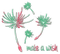 soave text deco make a wish dandelion pink green - бесплатно png анимированный гифка