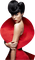 femme en rouge.Cheyenne63 - Free PNG Animated GIF