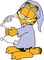 Garfield bonne nuit - PNG gratuit GIF animé