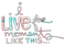 soave text live moment like pink teal - PNG gratuit GIF animé