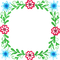 flower frame border - gratis png animeret GIF