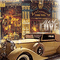 fondo cuidad  coche  vintage  dubravka4 - png gratuito GIF animata