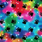 Rainbow pawprints background - GIF animado gratis GIF animado