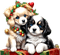 loly33 chien noël - Free PNG Animated GIF