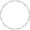 silver circle frame - png gratuito GIF animata