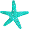 Starfish.Teal - png gratis GIF animado