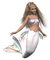woman mermaid - gratis png geanimeerde GIF
