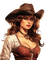 frau, woman, femme, cowgirl - безплатен png анимиран GIF