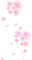 pink flowers deco - δωρεάν png κινούμενο GIF