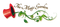 Garden Magic Text Green Red - Bogusia - png gratis GIF animado