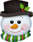Winter, Schneemann, Kopf, Snowman - Free PNG Animated GIF