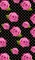 image encre couleur cadre roses fleurs effet à pois printemps  edited by me - png gratuito GIF animata