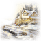 winter house  dubravka4 - png gratuito GIF animata