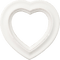 Kaz_Creations White Deco Colours Hearts Love Valentines Heart Frames Frame - PNG gratuit GIF animé