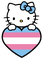 Transgender HelloKitty - Free PNG Animated GIF