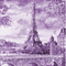 Y.A.M._Landscape Paris city  purple - GIF animé gratuit GIF animé