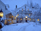 winter hiver house hut maison fond gif noel snow neige - GIF animasi gratis GIF animasi