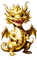Golden Dragon - bezmaksas png animēts GIF