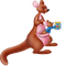 Kaz_Creations Cute Cartoon Kangaroo - gratis png animeret GIF