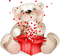 Kaz_Creations Deco Valentine Heart Love Teddy Bear - png gratuito GIF animata