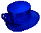 Hat. Blue. Leila - GIF animado grátis Gif Animado