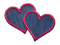 denim heart patch Bb2 - PNG gratuit GIF animé