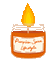 Pumpkin Spice Candle - GIF animé gratuit GIF animé