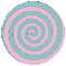 Pink/Teal Spiral - Free animated GIF Animated GIF