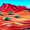 Red Sandy Desert - zadarmo png animovaný GIF