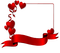Heart ribbon frame - PNG gratuit GIF animé