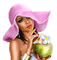 mujer verano - 免费PNG 动画 GIF