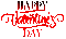 Valentine Day Text Red Black Gif - Bogusia - Бесплатный анимированный гифка анимированный гифка