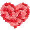 valentine heart roses  by nataliplus - GIF animé gratuit GIF animé