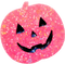 pink glitter pumpkin