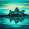 Turquoise Castle at Sea - gratis png animerad GIF