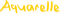 Aquarelle.Texte.jaune.Victoriabea - PNG gratuit GIF animé