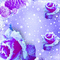 LU / Bg. winter snow flake.flower.purple.idca - GIF animado grátis
