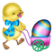 Easter. Chicken. Egg. Leila - darmowe png animowany gif