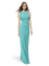 woman turquoise Nitsa Papacon - bezmaksas png animēts GIF