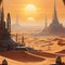 Futuristic Tatooine - gratis png geanimeerde GIF