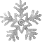 Snowflake.Silver.Animated - KittyKatLuv65 - GIF animado gratis GIF animado
