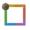 Small Rainbow Frame - Ingyenes animált GIF animált GIF