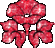 red flower - Ingyenes animált GIF animált GIF